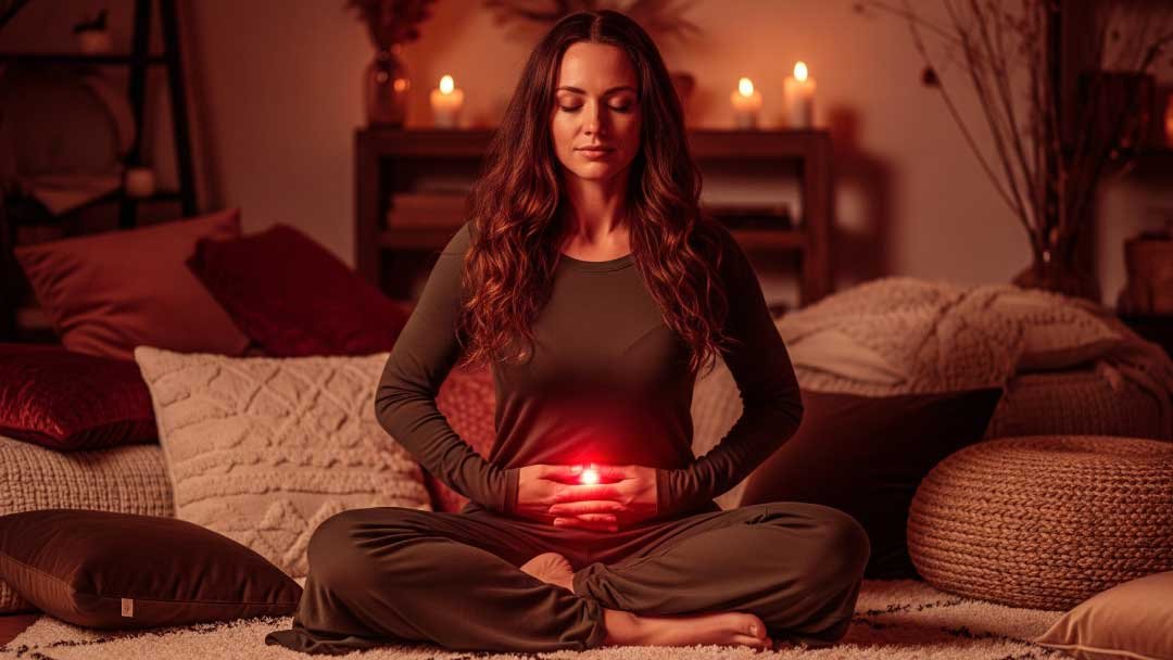 Chakra-raiz-Mujer-en-práctica-espiritual